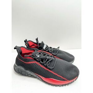 Pony‎ Shoes Sneakers Mens Size 11.5 Black Red PP1 Rocky Lace Up Athletic Shoes